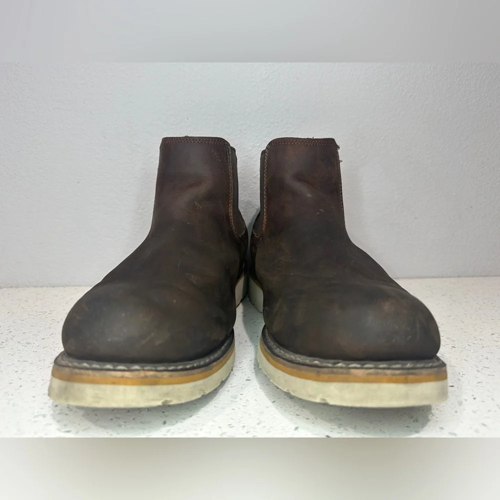 Carhartt Chelsea Wedge Boot Brown Oil Tanned Leather Slip On Men’s Size 12 - Picture 10 of 10